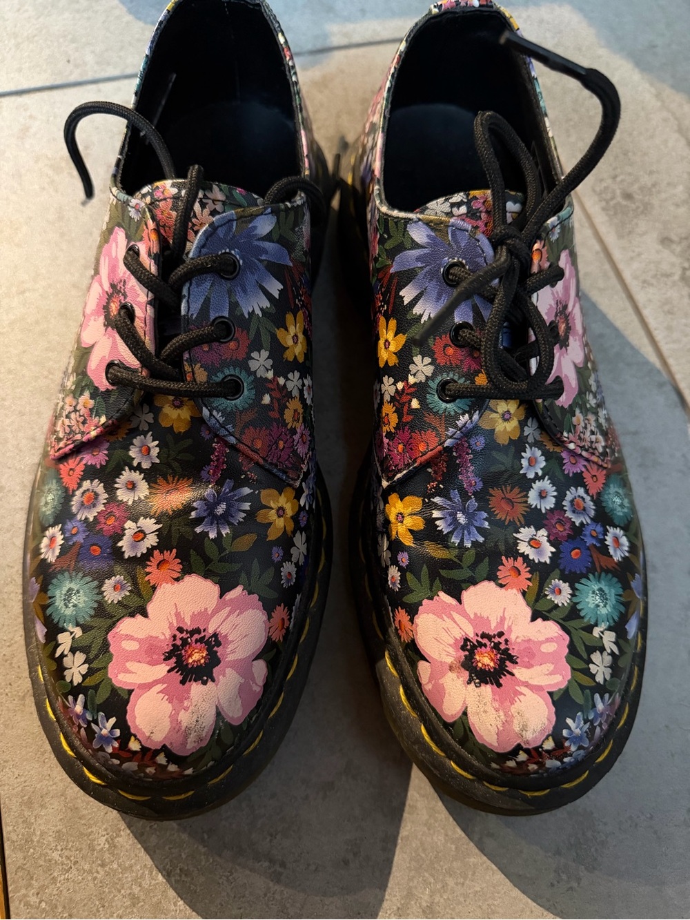 Dr. Martens 1461 Wanderlust Floral Oxford Shoes - Picture 6 of 6